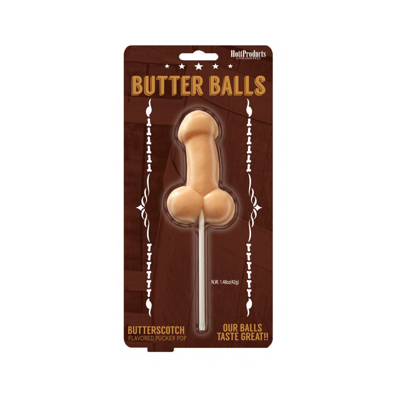Butterballs Butterscotch Pecker Pop