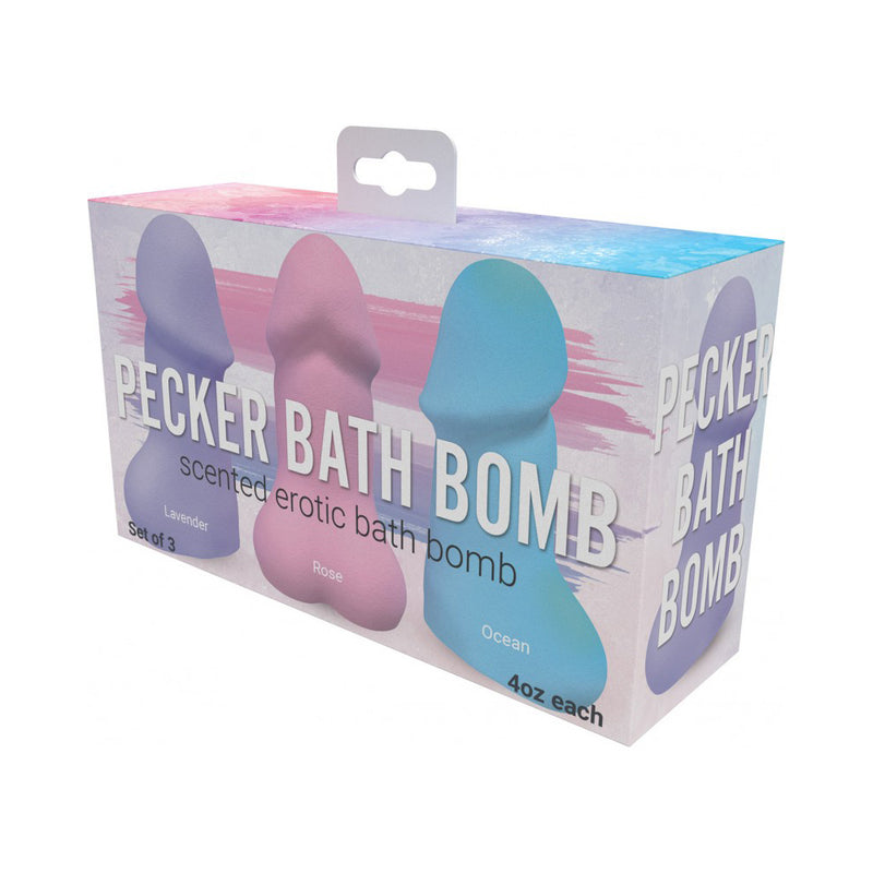 Pecker Bath Bomb 3Pk Jasmine