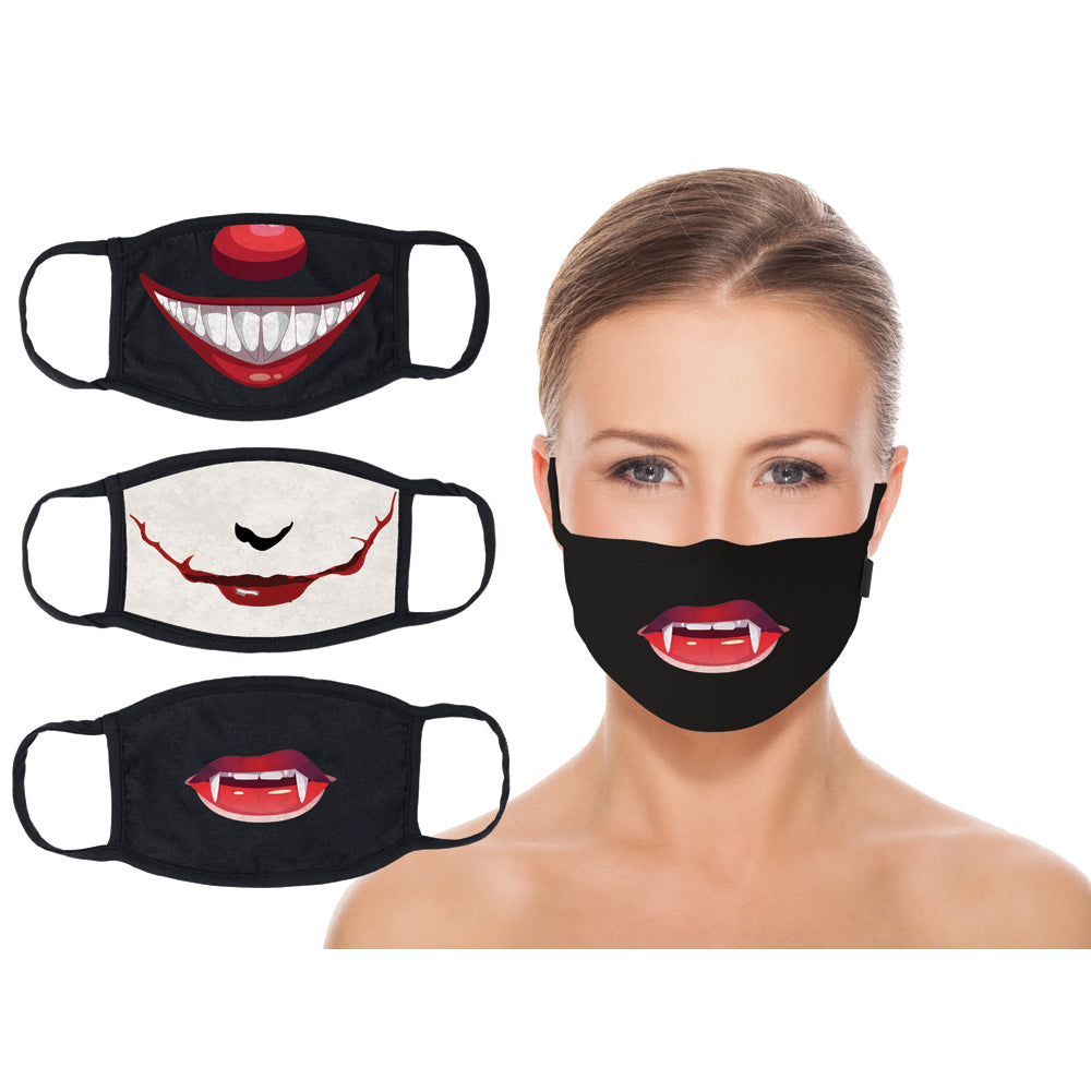 Maskerade Masks Joker/Penny Wise/Vampire 3Pk