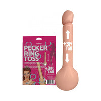 Inflatable Pecker Ring Toss 3' - 6 Assorted Color Rings Included