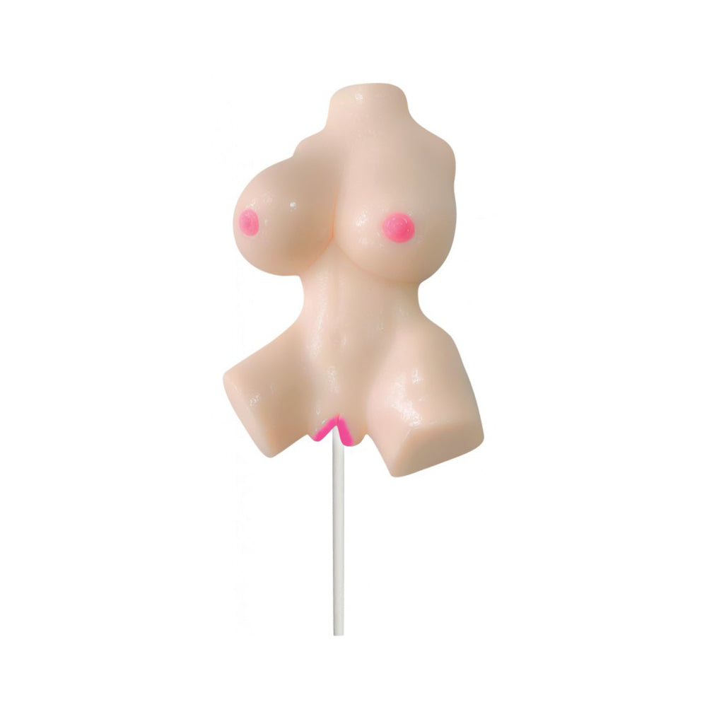 Lusty Lickers Female Torso Pop Vanilla Flavor