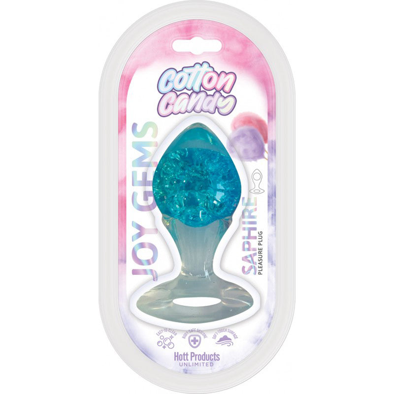 Cotton Candy Joy Gems Saphire Silicone Plug