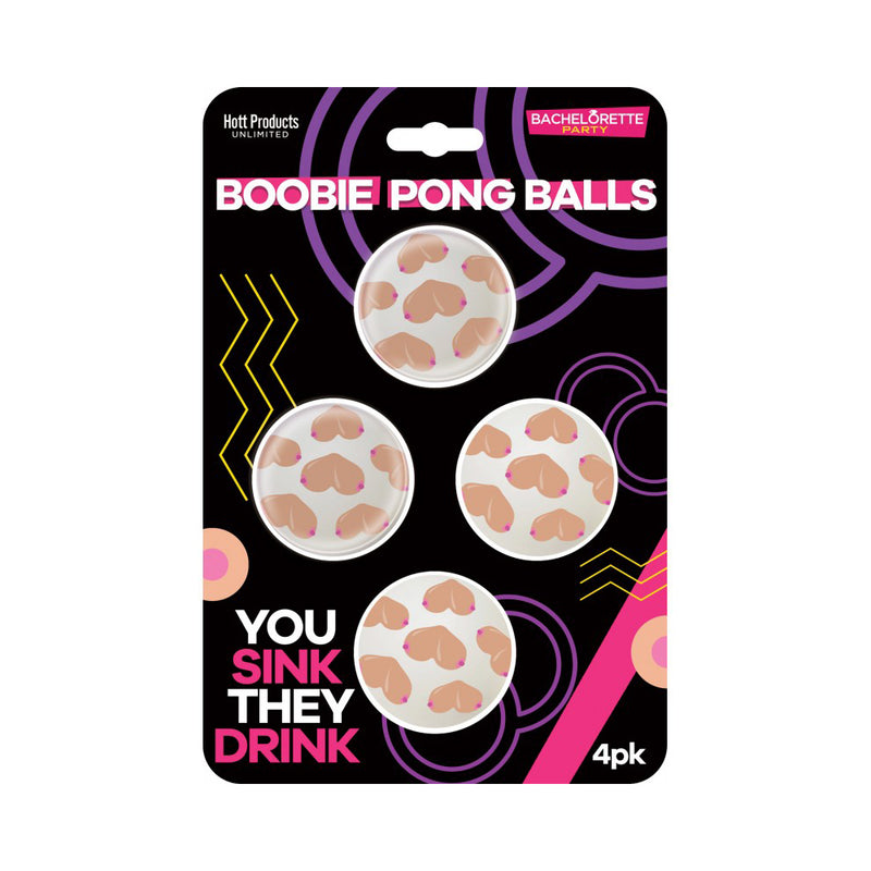 Boobie Beer Pong Balls 4Pk