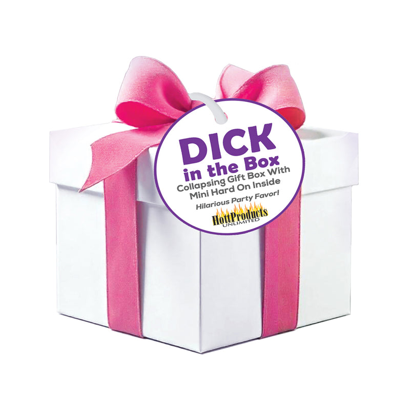 Dick In The Box Collapsing Gift Box W/Mini Dick Inside