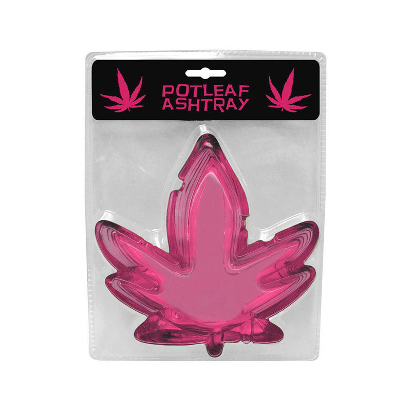 Pink Pot Leaf Ashtray