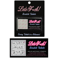 Let's Fuck! Scratch Tickets