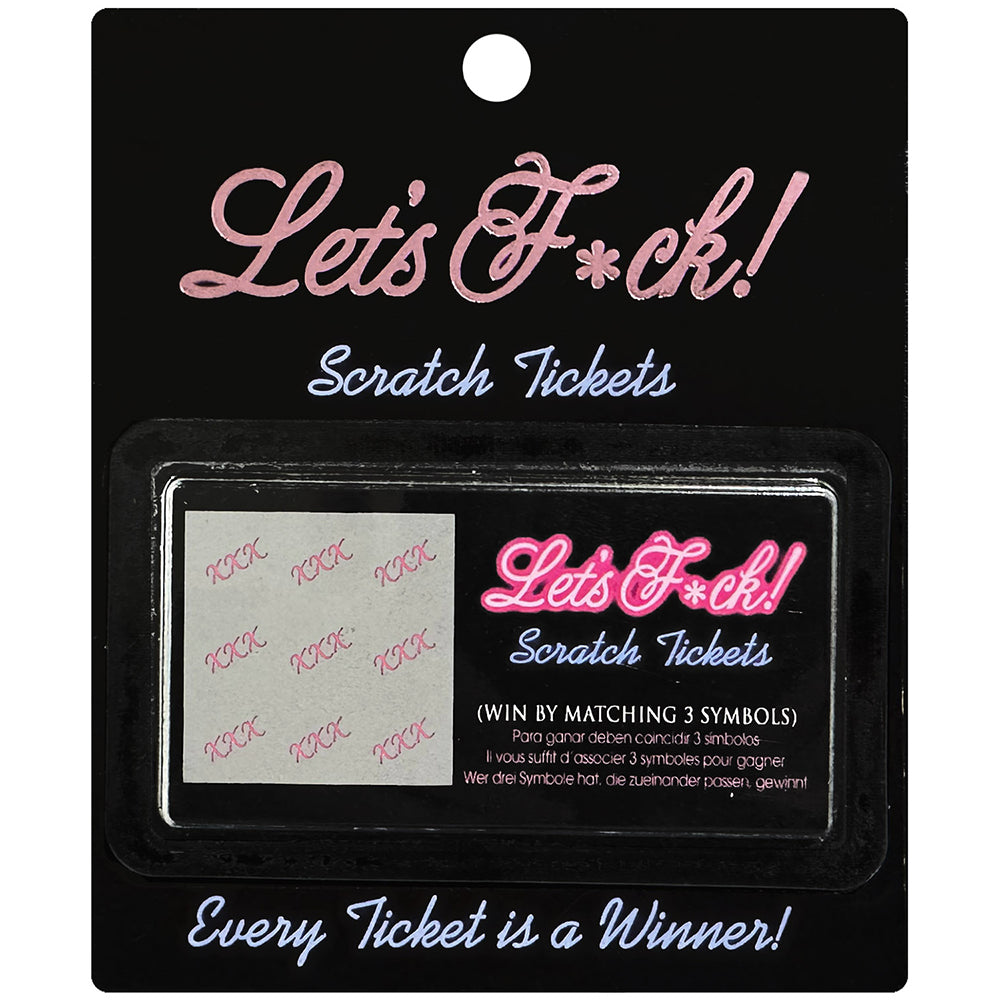 Let's Fuck! Scratch Tickets