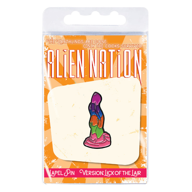Alien Nation Lick Enamel Pin