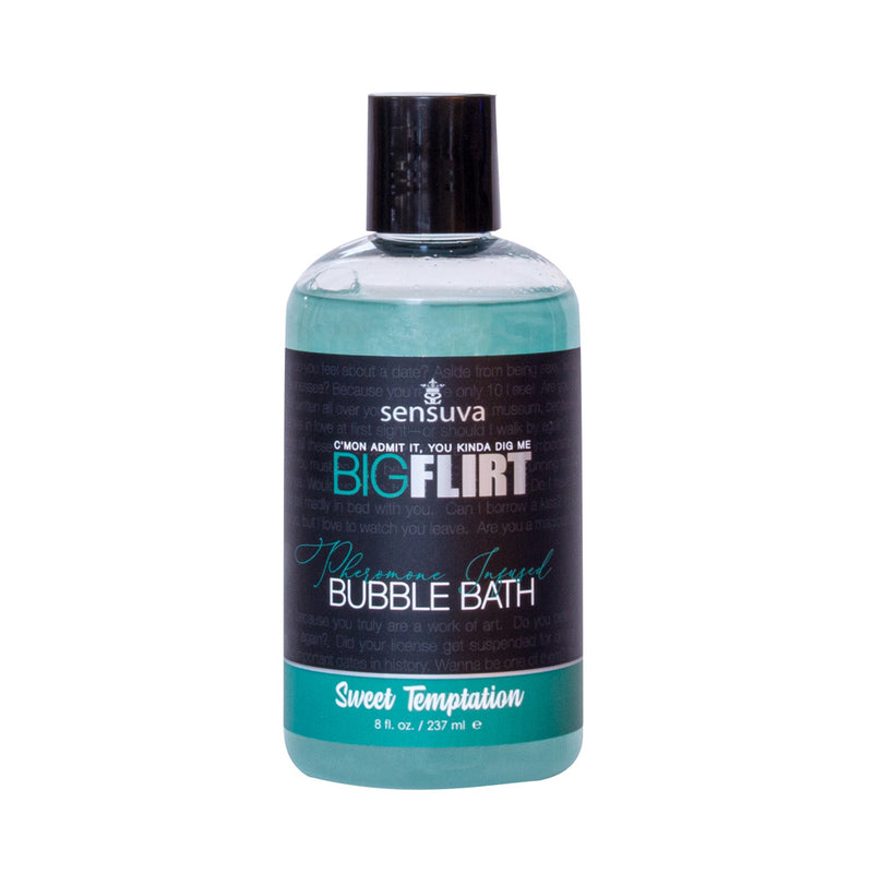 Big Flirt Pheromone Bubble Bath Sweet Temptation 8 oz. Bottle