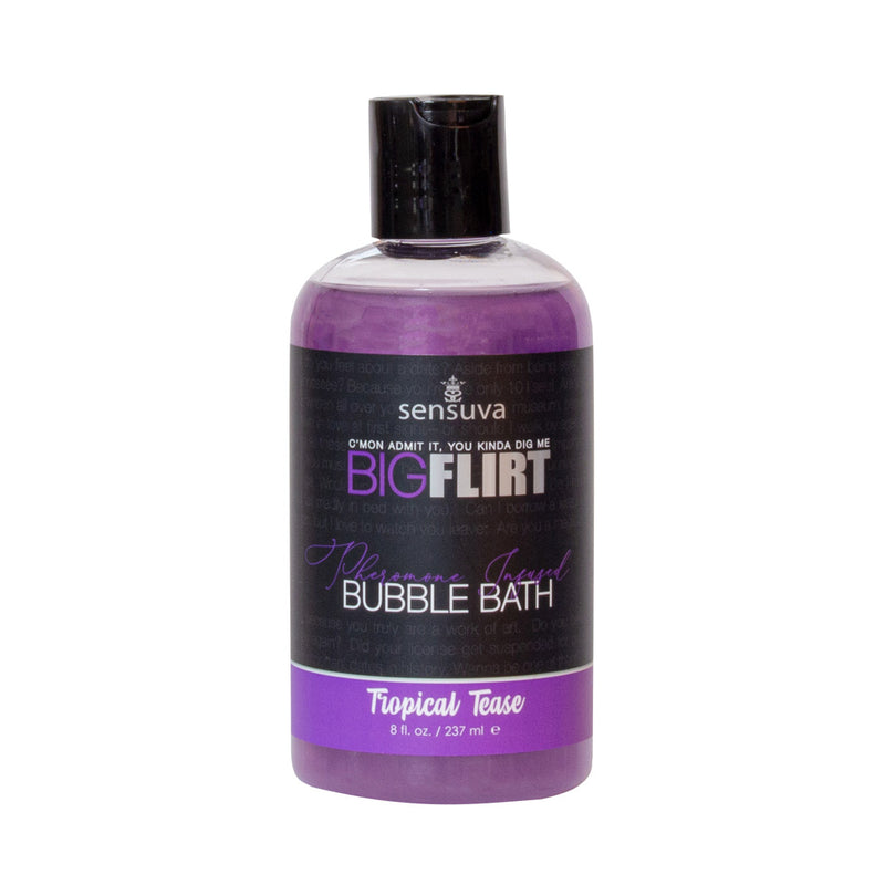 Big Flirt Pheromone Bubble Bath Tropical Tease 8 oz. Bottle