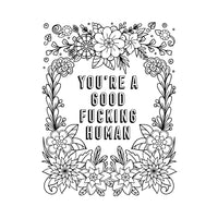 Happy as F*ck Coloring Book