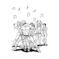 Bachelorette Party Coloring Book
