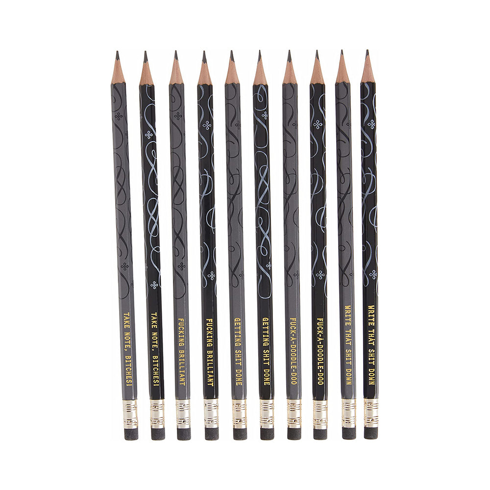 Calligraphuck Fucking Brilliant Pencils 10-Pack