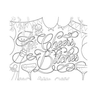 Calligraphuck Fucking Awesome Coloring Book