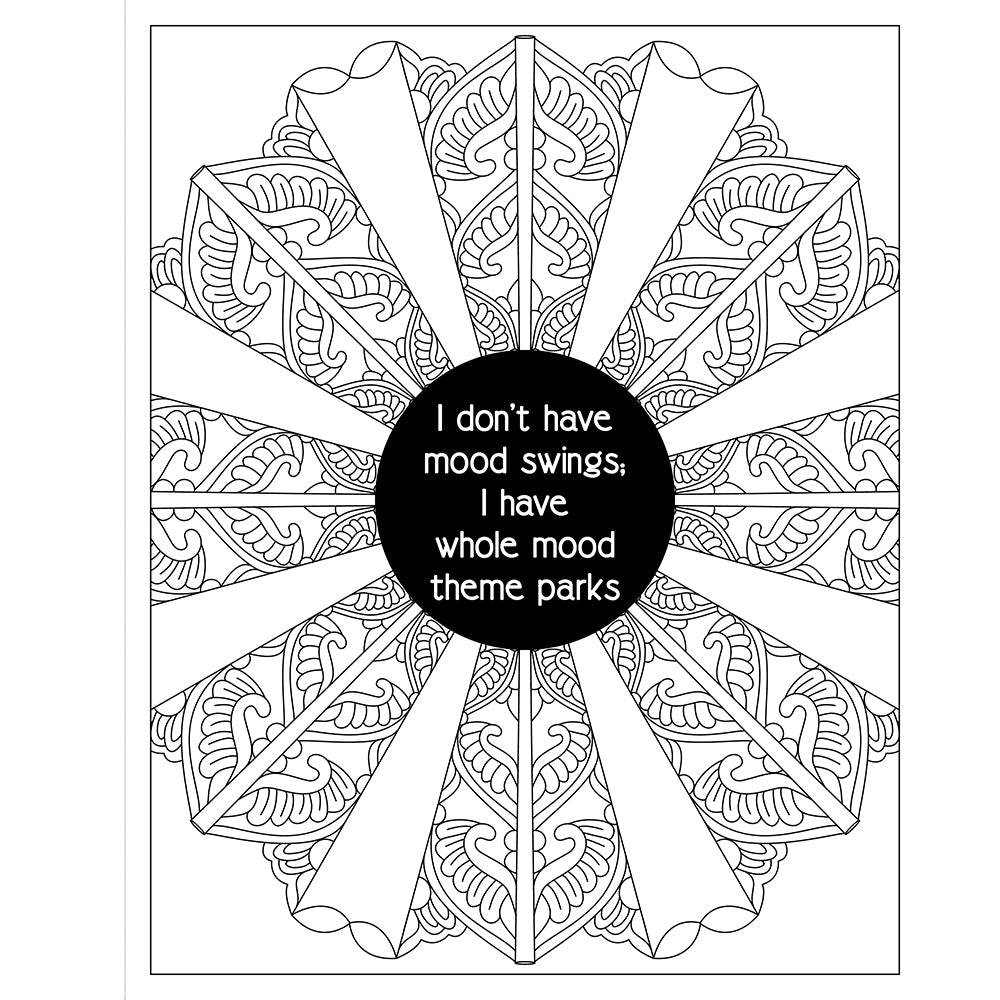 F*ck Menopause: A Sweary Coloring Book of Calming Mandalas for Cooling the Fire Within