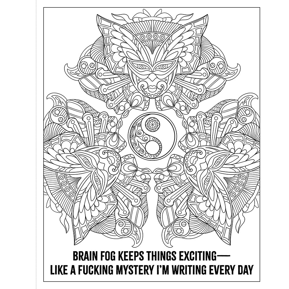 F*ck Menopause: A Sweary Coloring Book of Calming Mandalas for Cooling the Fire Within
